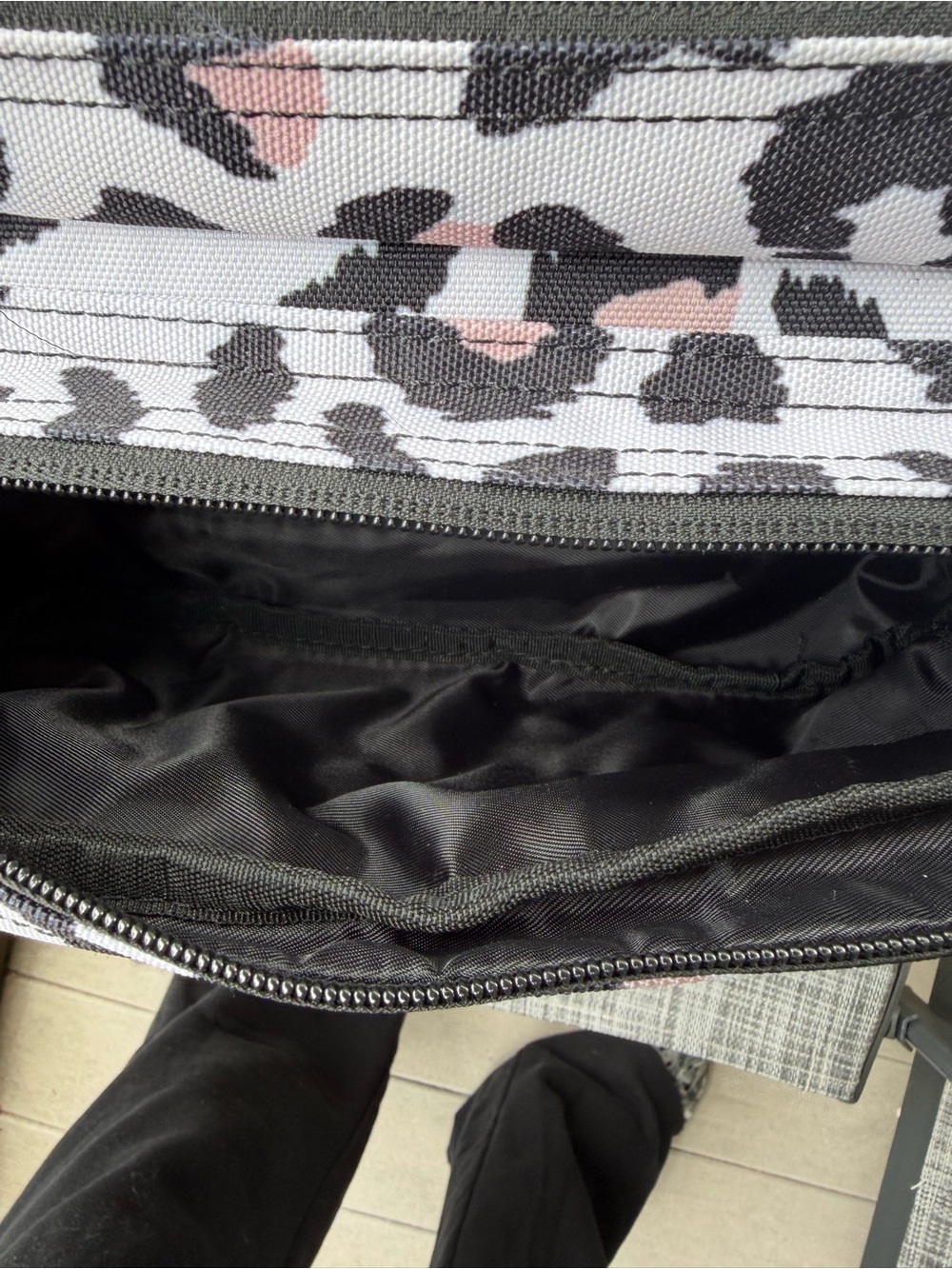 Women’s Leopard Print Tactical Backpack - Pink & Black Meal Prep 35L - Picture 7 of 9